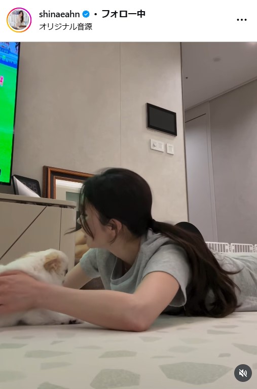 アン・シネさんのインスタグラムから