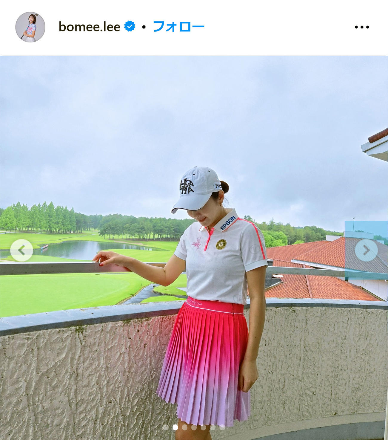 イ・ボミのインスタグラムから