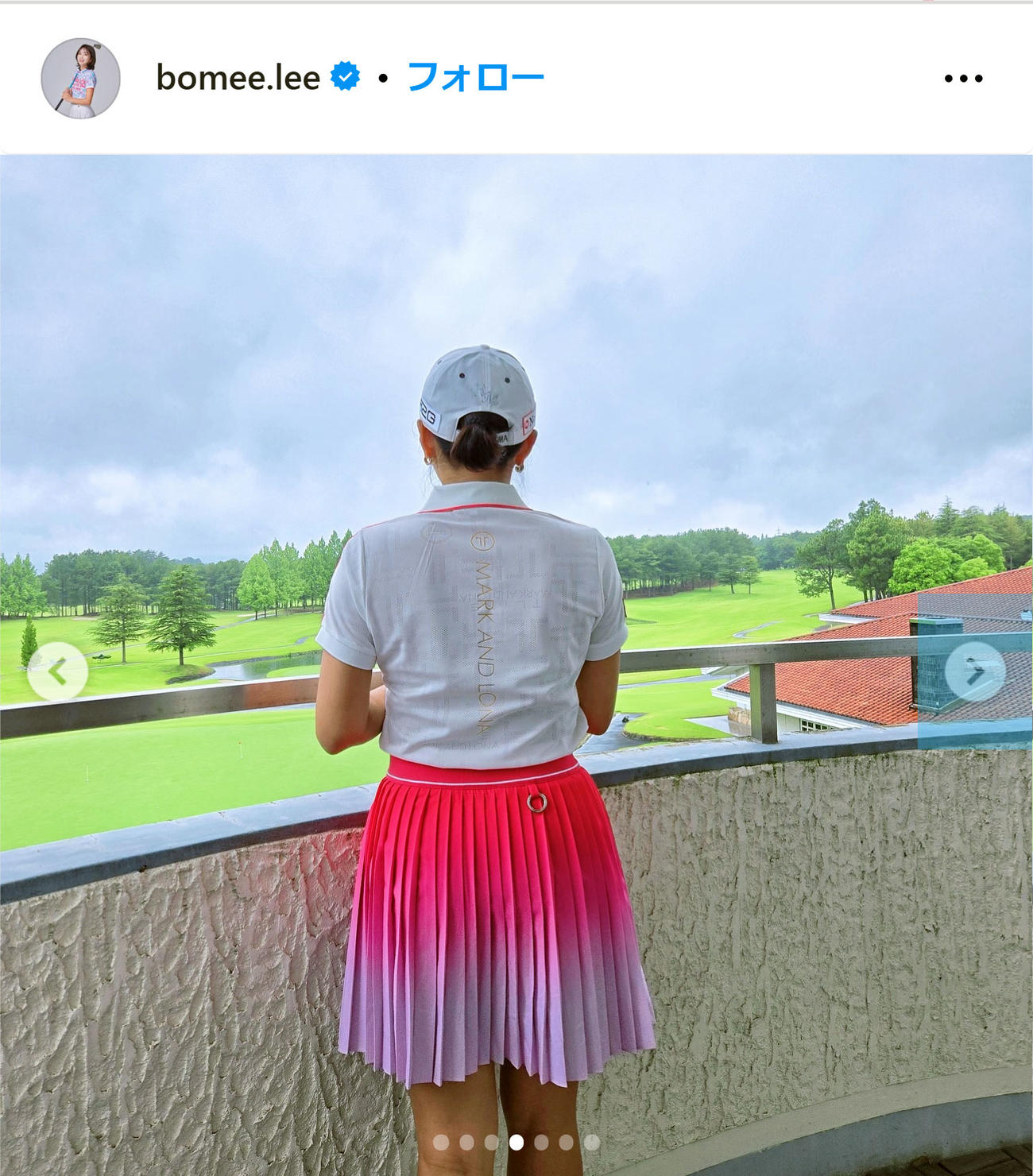 イ・ボミのインスタグラムから