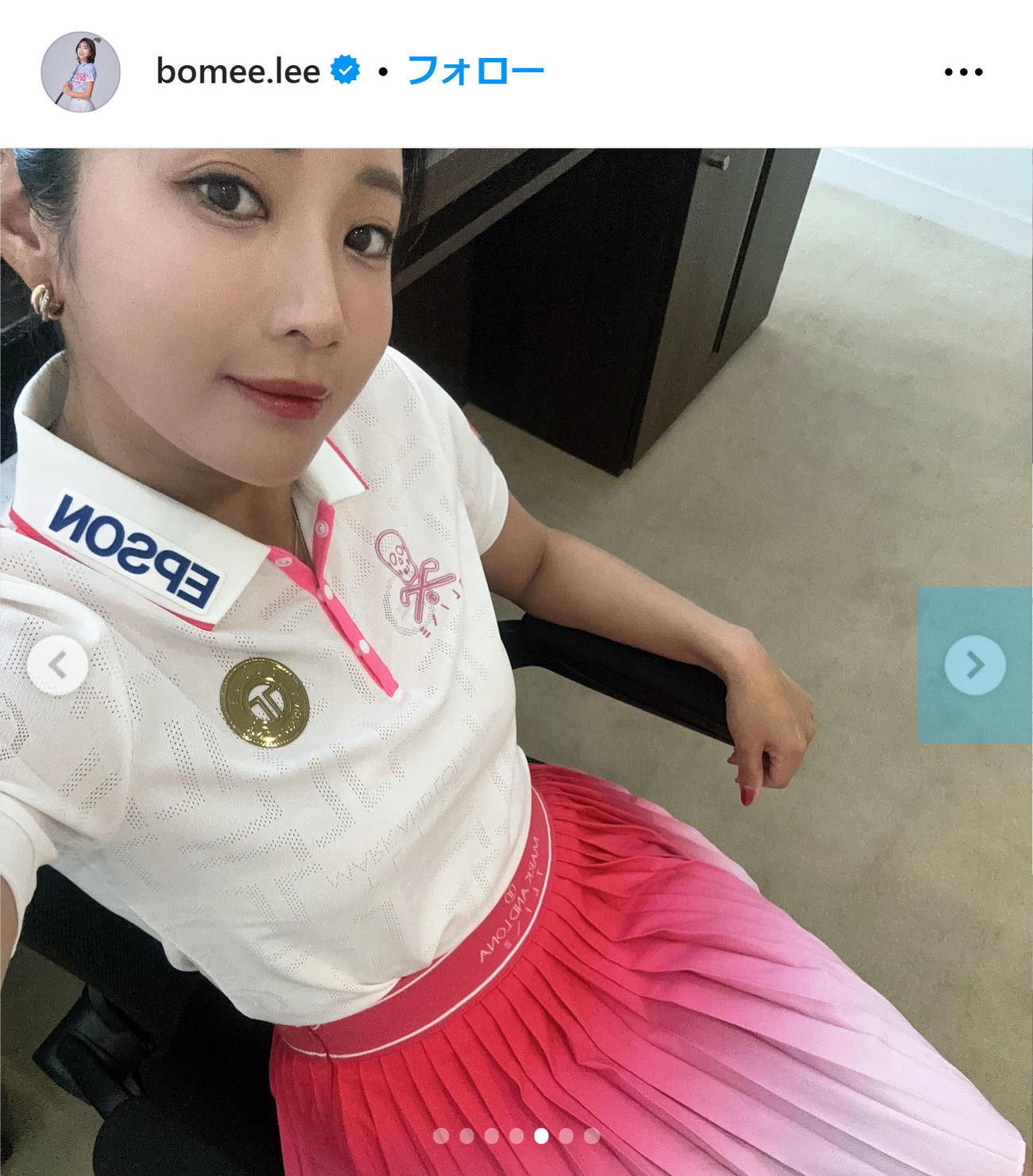 イ・ボミのインスタグラムから