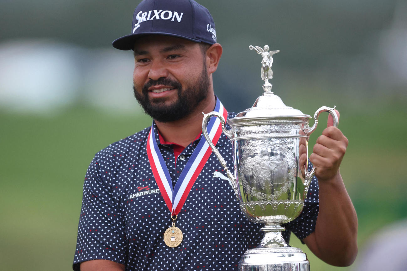 逆転でメジャー初優勝を飾ったJ・J・スポーン（ロイター）