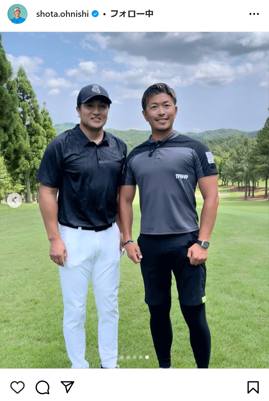 大西翔太のインスタグラムから