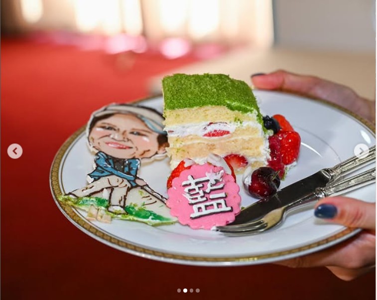 宮里藍さんのインスタグラムから