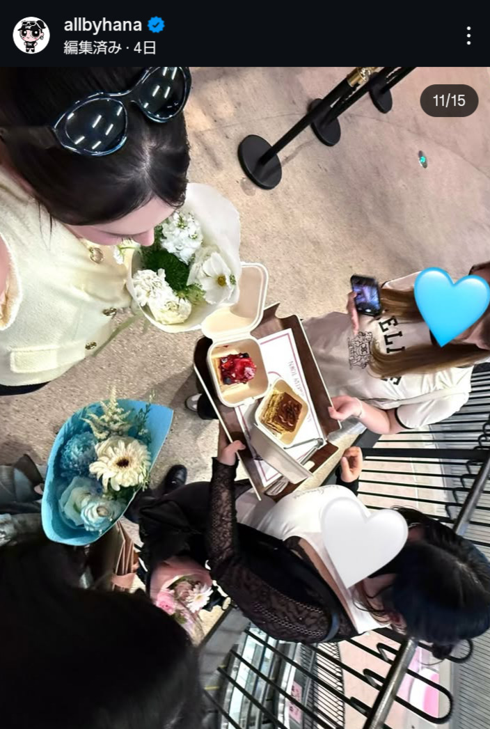 リ・ハナのインスタグラムから