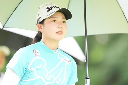 2番、移動する菅楓華（撮影・鈴木みどり）