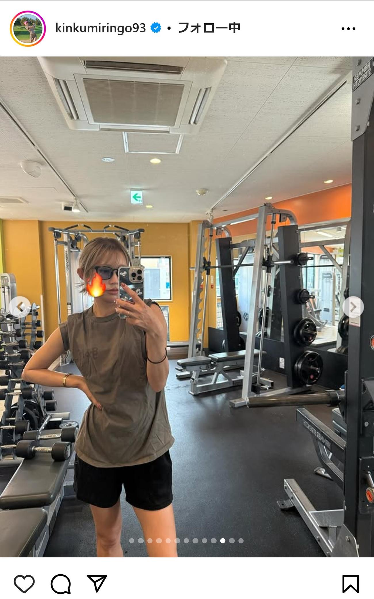 金田久美子のインスタグラムから
