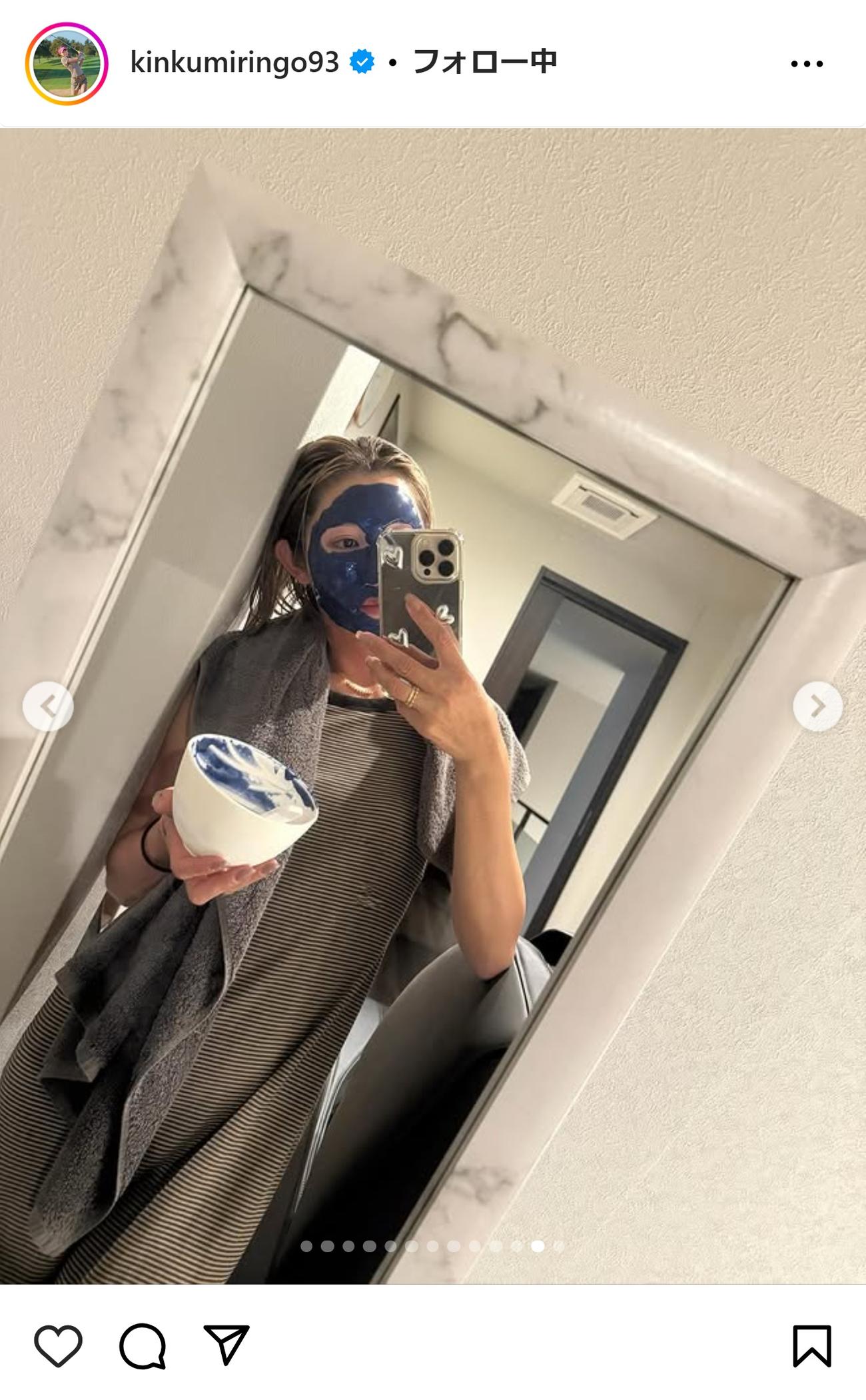 金田久美子のインスタグラムから