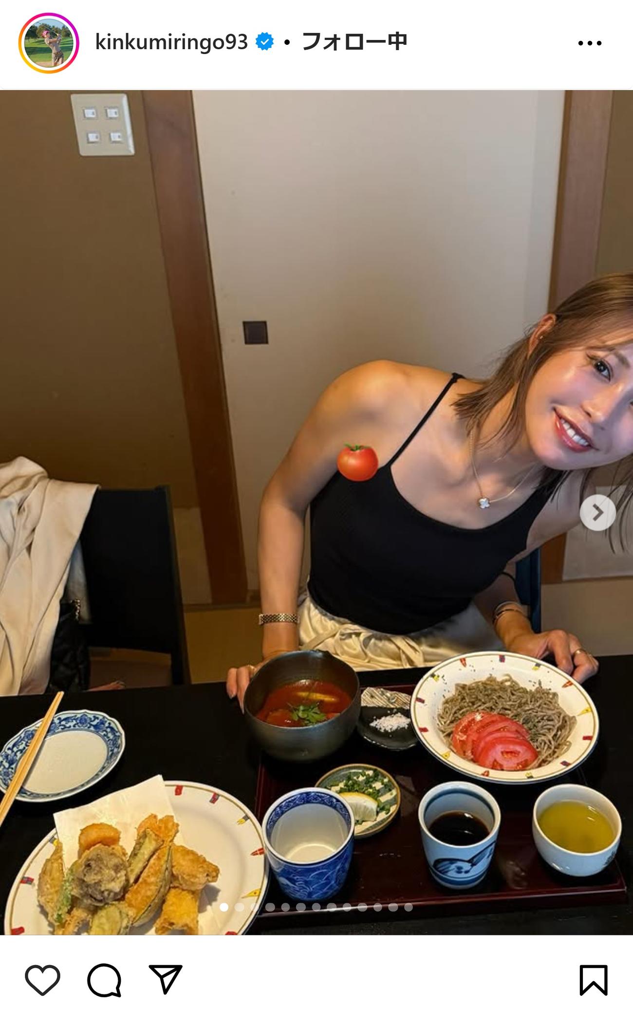金田久美子のインスタグラムから