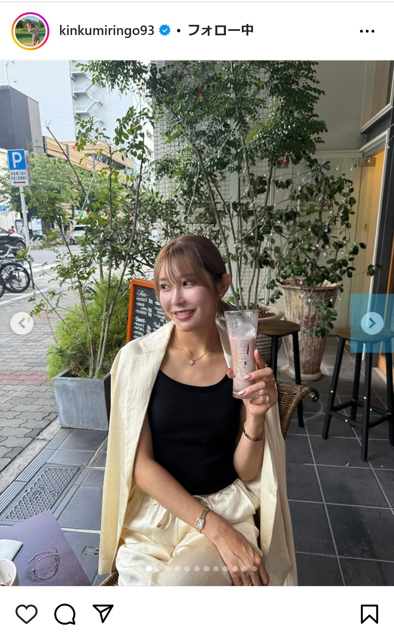 金田久美子のインスタグラムから