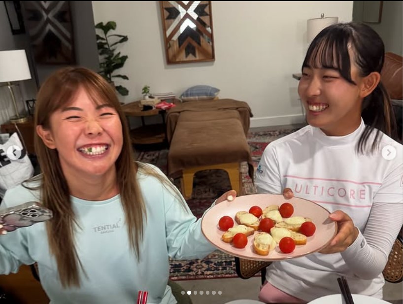 吉田優利のインスタグラムから