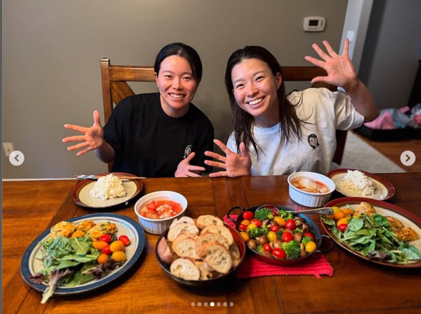 渋野日向子のマネジャーのインスタグラムから