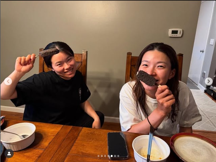 渋野日向子のマネジャーのインスタグラムから