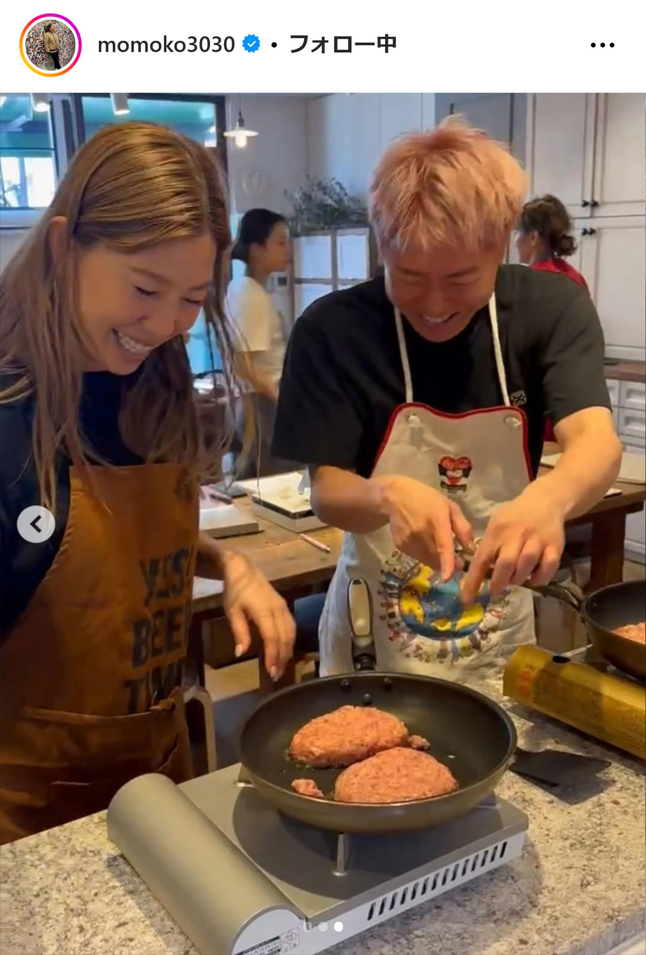 上田桃子のインスタグラムから