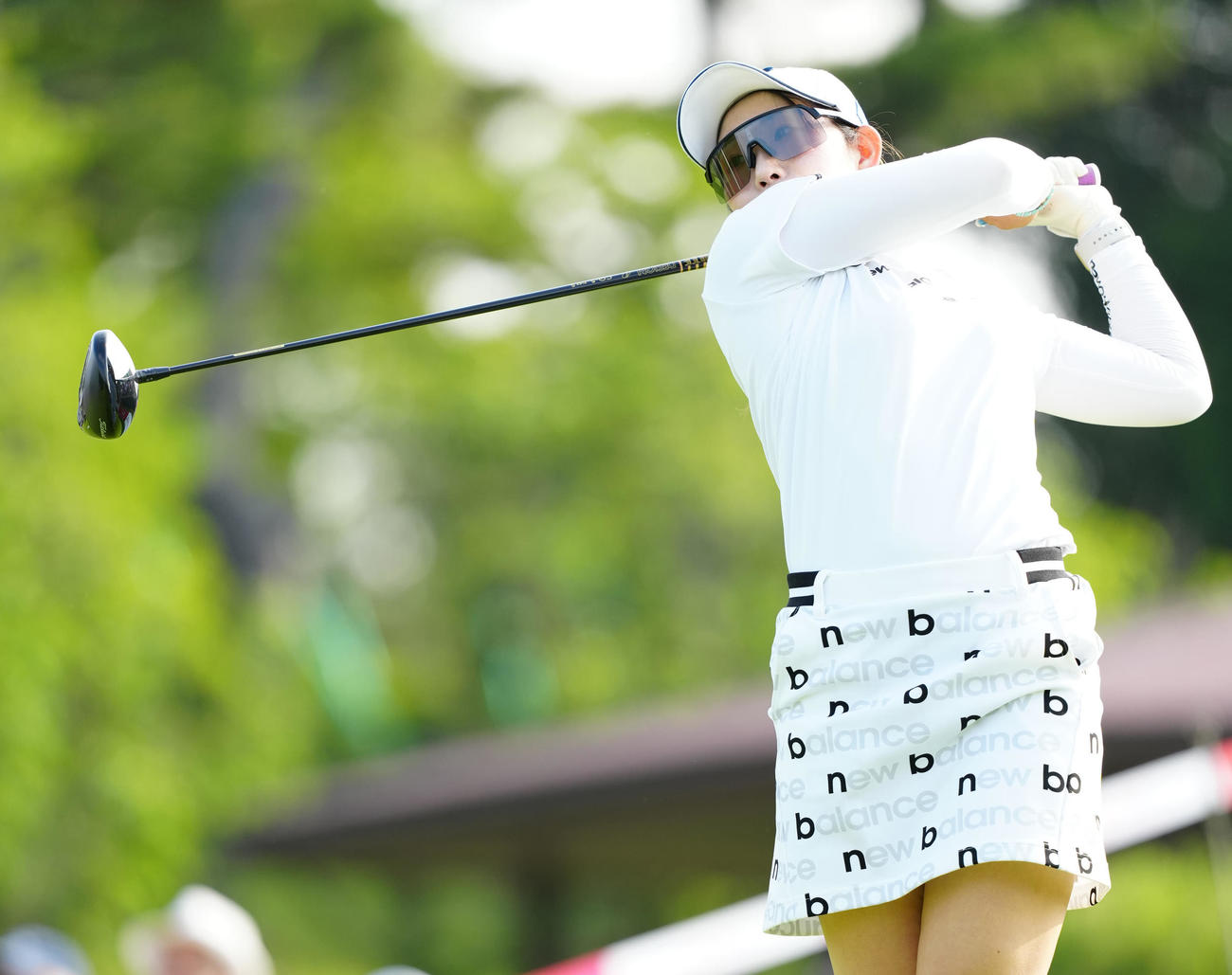 10番、ティーショットを放つ工藤優（撮影・江口和貴）