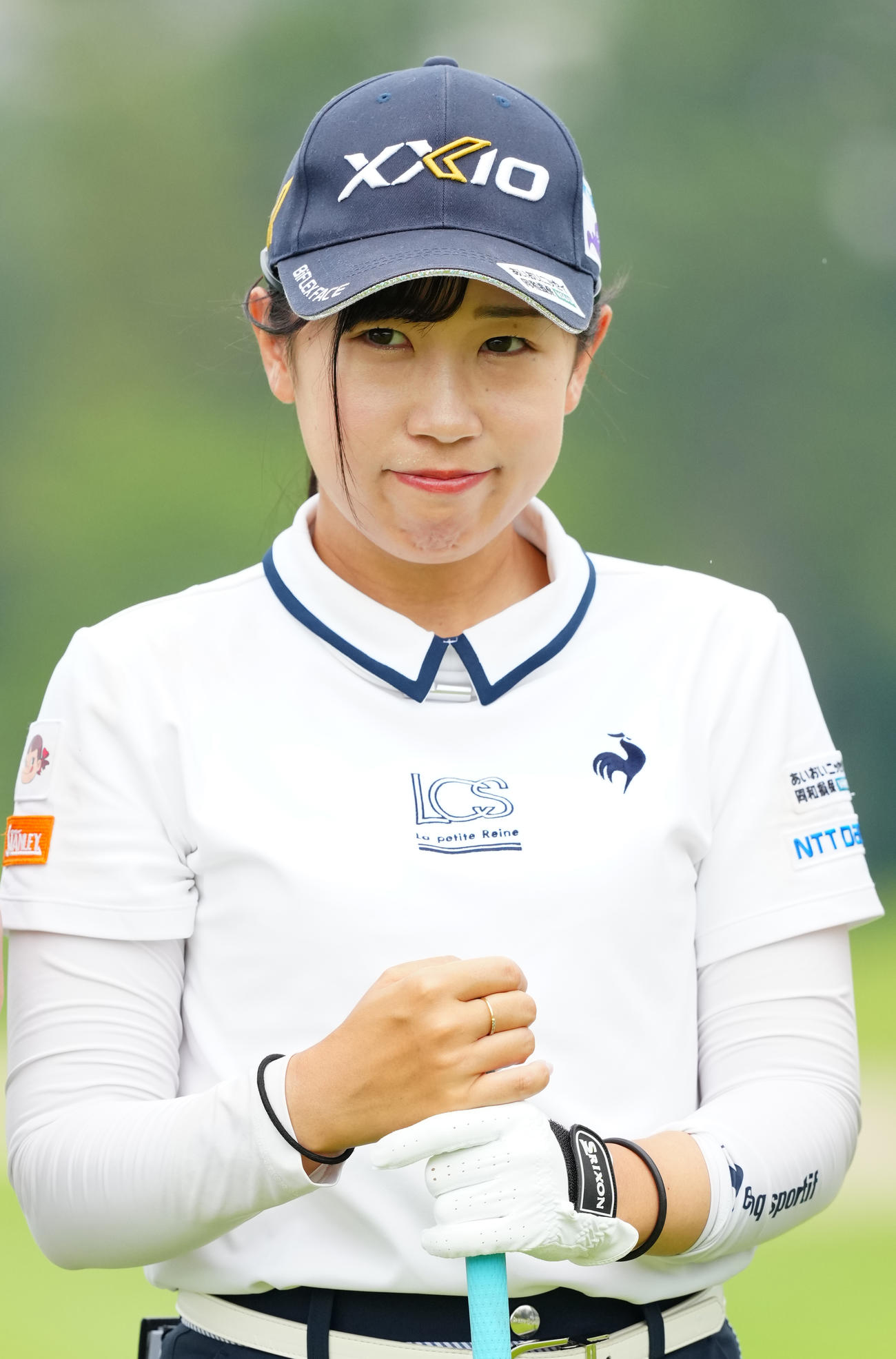 資生堂・JALレディースのプロアマ大会に臨む菅沼（撮影・江口和貴）
