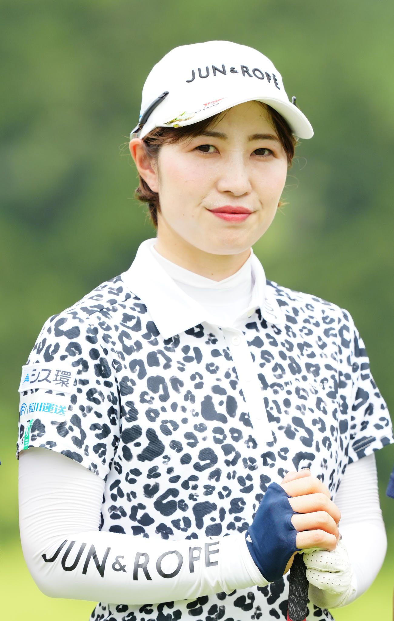 資生堂・JALレディースのプロアマ大会に臨む蛭田（撮影・江口和貴）