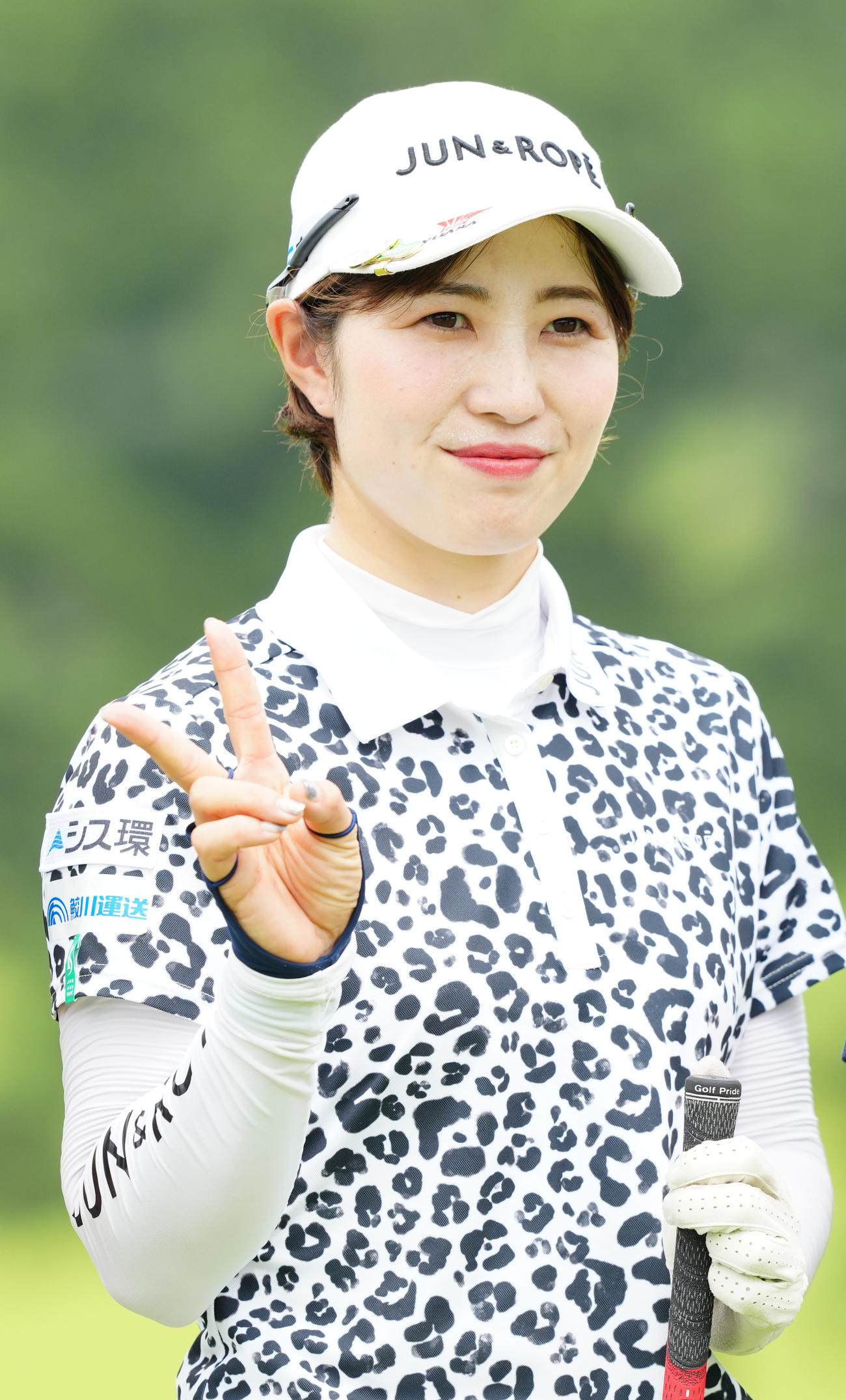 資生堂・JALレディースのプロアマ大会に臨む蛭田（撮影・江口和貴）
