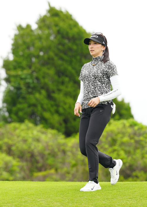 資生堂・JALレディースのプロアマ大会に臨む脇元（撮影・江口和貴）
