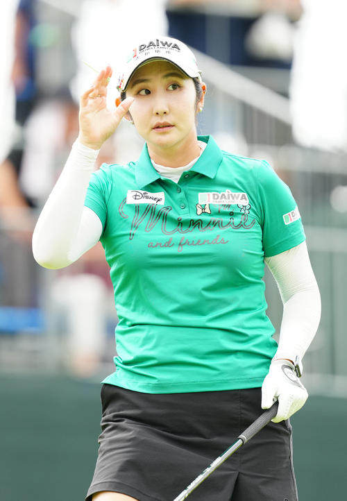 1番に臨むペ・ソンウ（撮影・江口和貴）