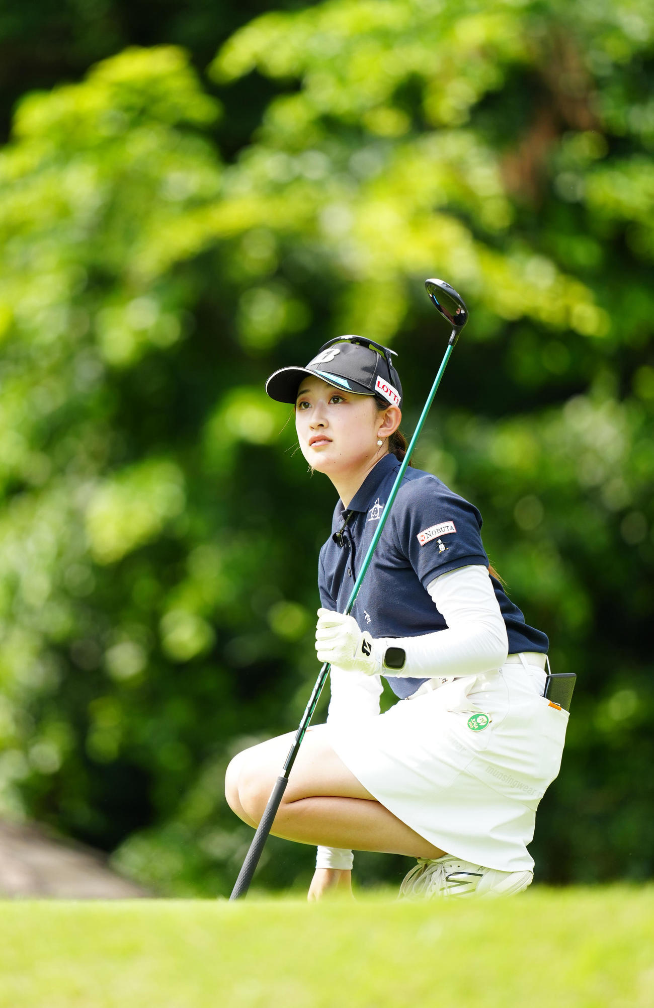 12番に臨む加藤（撮影・江口和貴）