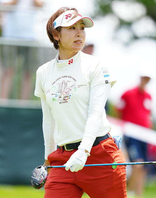 10番に臨む若林（撮影・江口和貴）