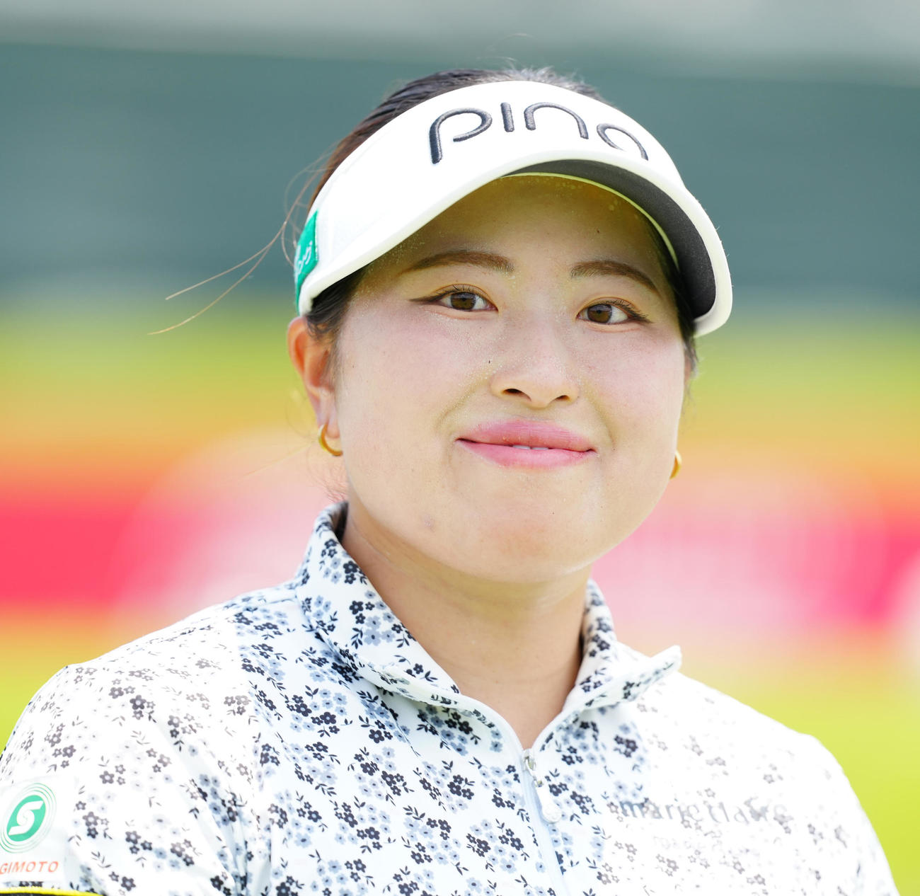 10番に臨む奥山（撮影・江口和貴）