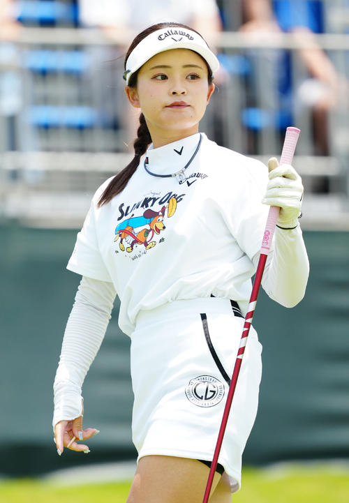 10番に臨む政田（撮影・江口和貴）