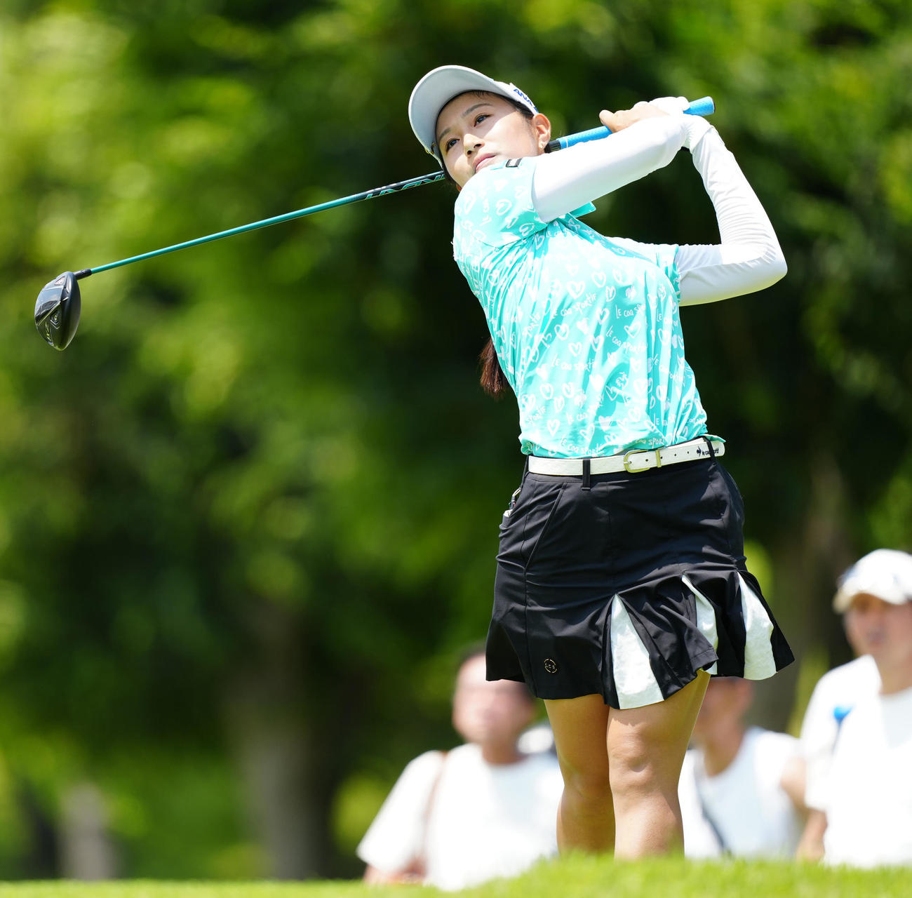 13番に臨む中村（撮影・江口和貴）