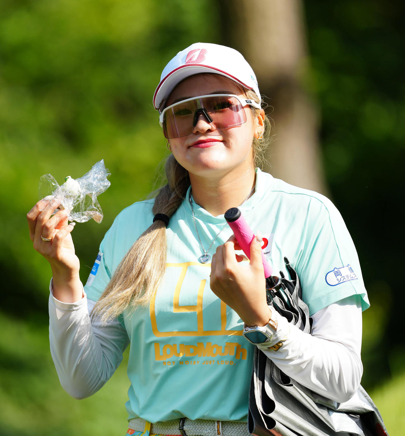 12番に臨む桑木（撮影・江口和貴）