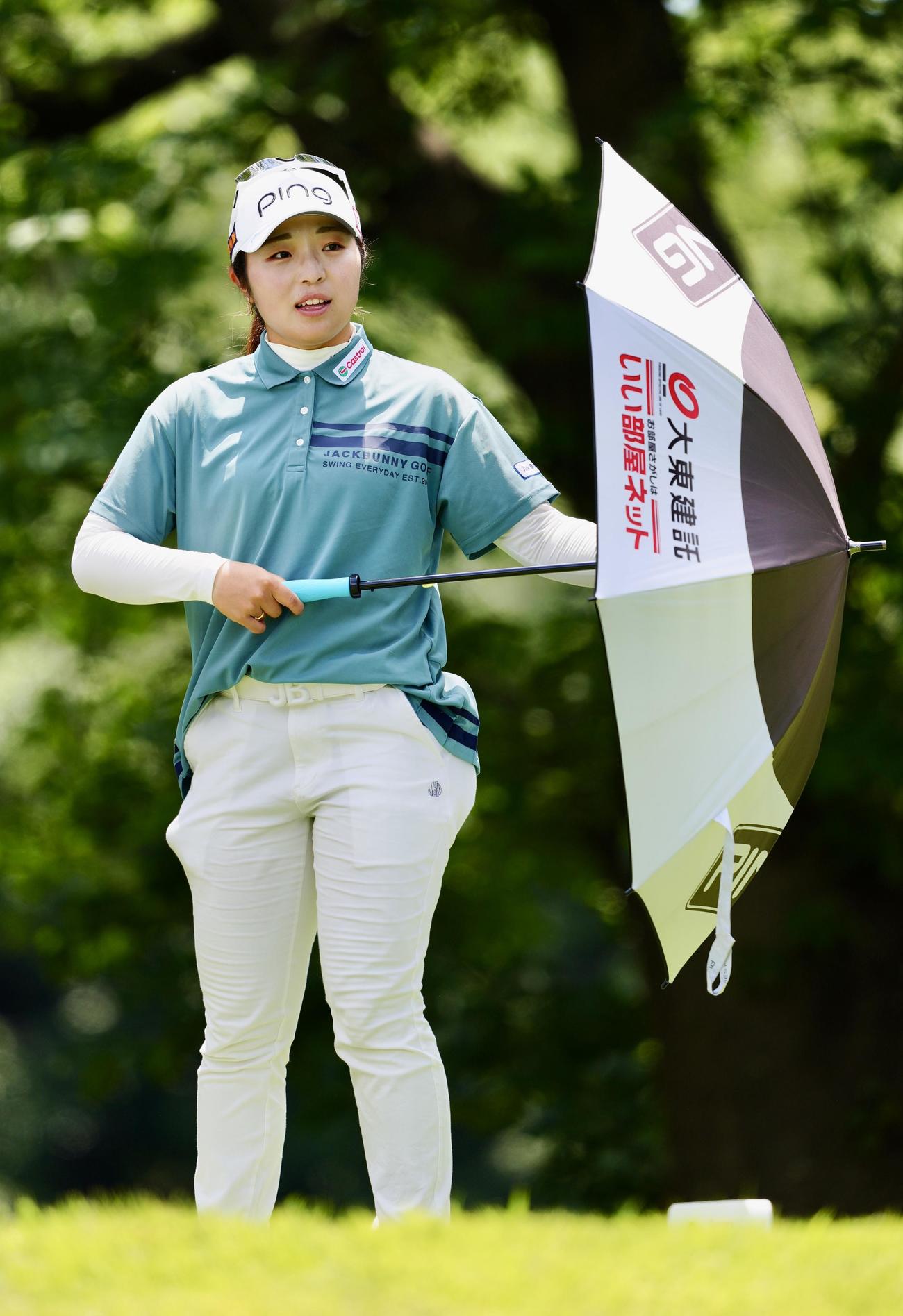 2番に臨む佐久間（撮影・江口和貴）