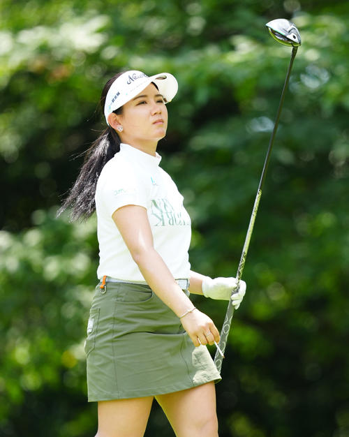 2番に臨む吉本ひ（撮影・江口和貴）