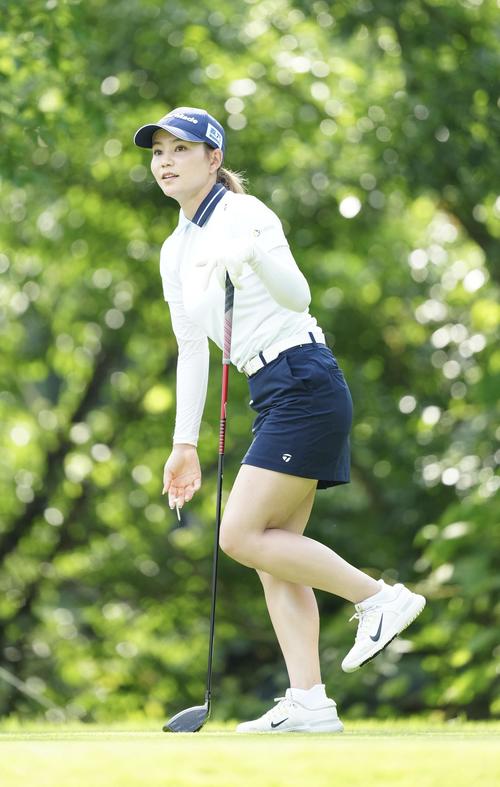 2番に臨む山路（撮影・江口和貴）