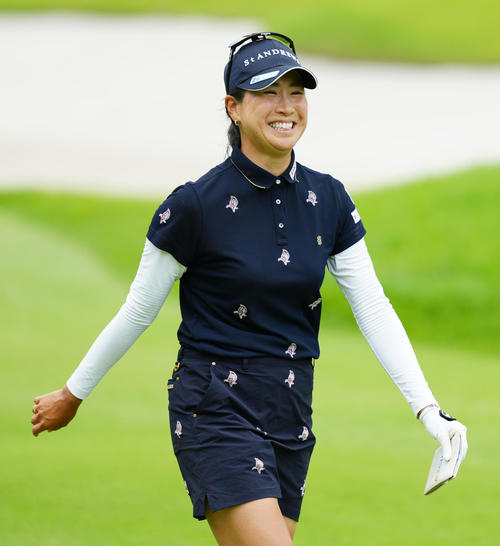 13番で笑顔を見せる木戸（撮影・江口和貴）