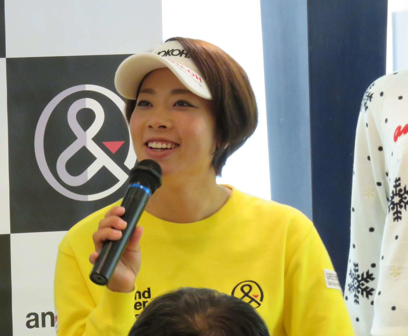 新宿・小田急ハルクスポーツでのイベントに登場した森田理香子