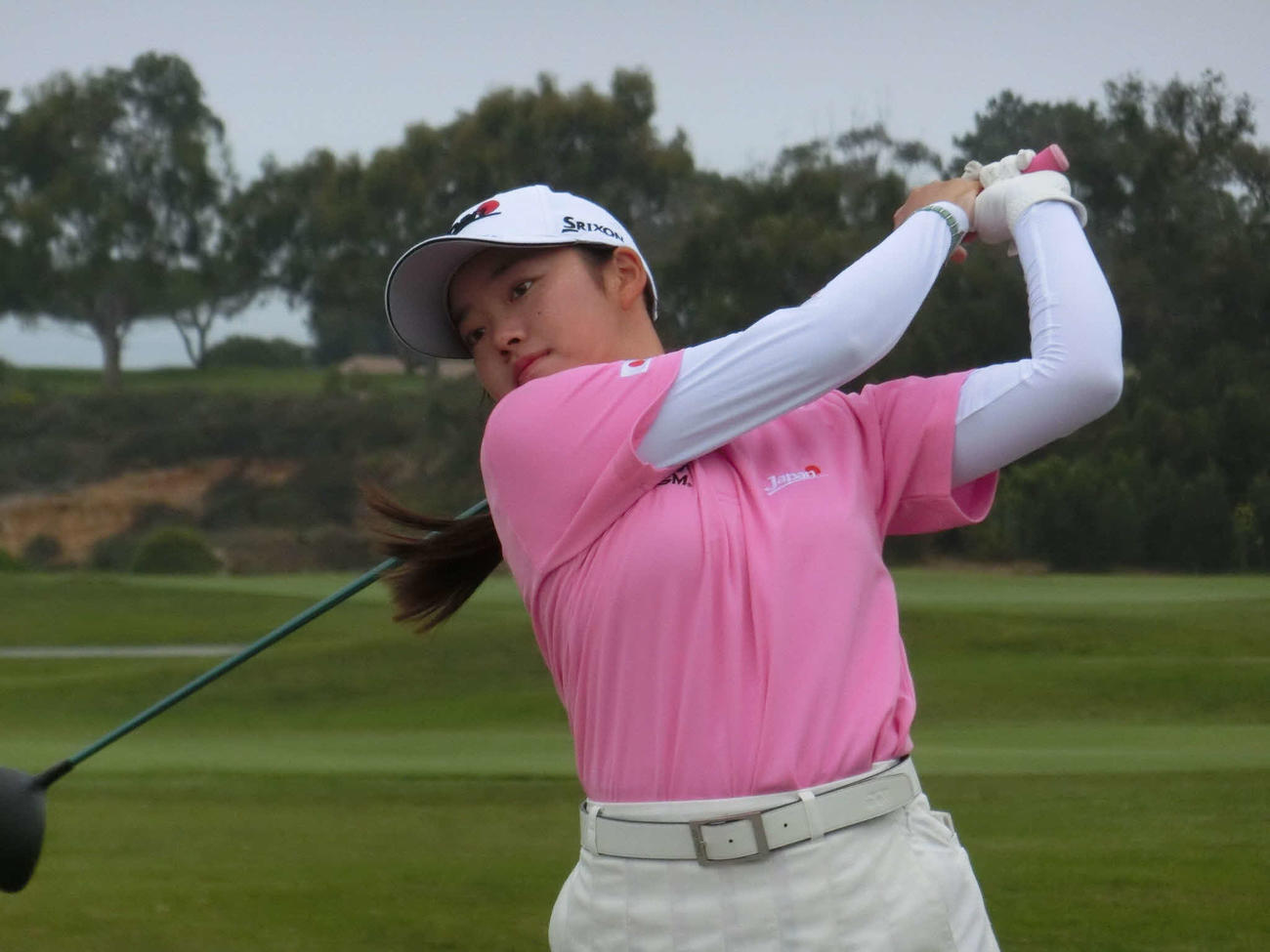15－18歳の部女子首位の岩永杏奈（C）IJGA