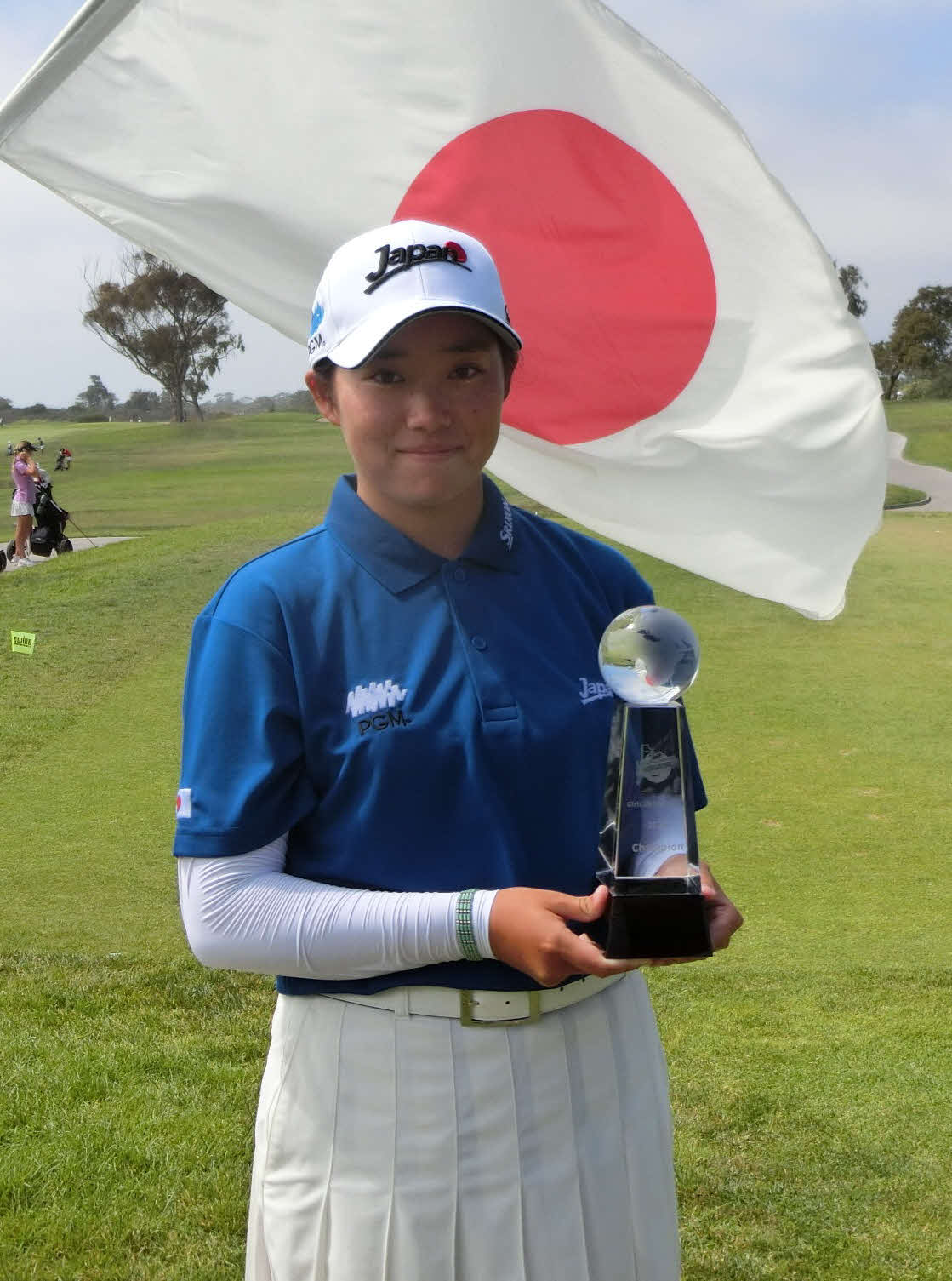 15－18歳の部女子優勝の岩永杏奈（C）IJGA