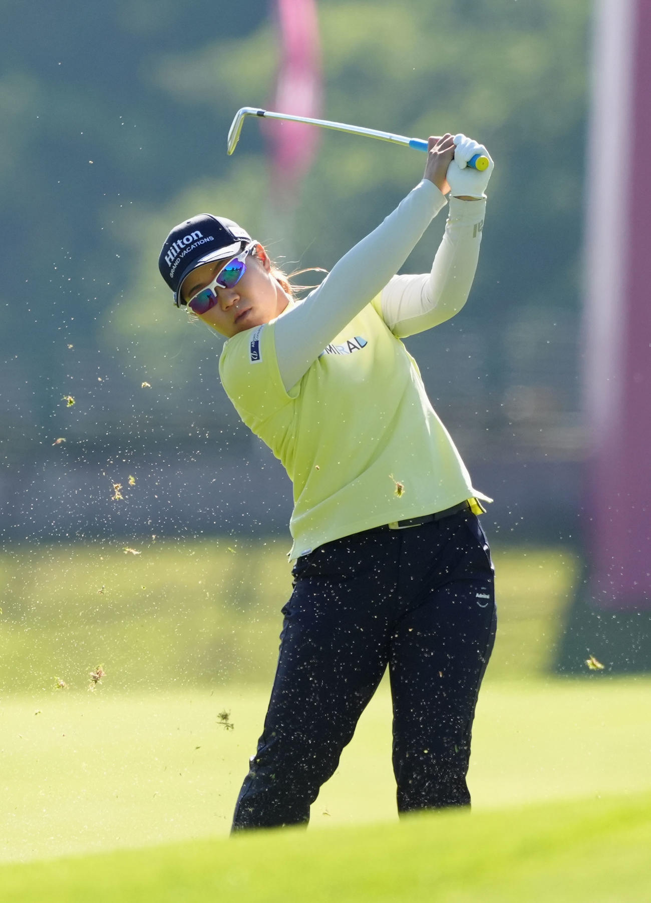 第2ラウンド、通算4アンダーで18位の畑岡奈紗（共同）