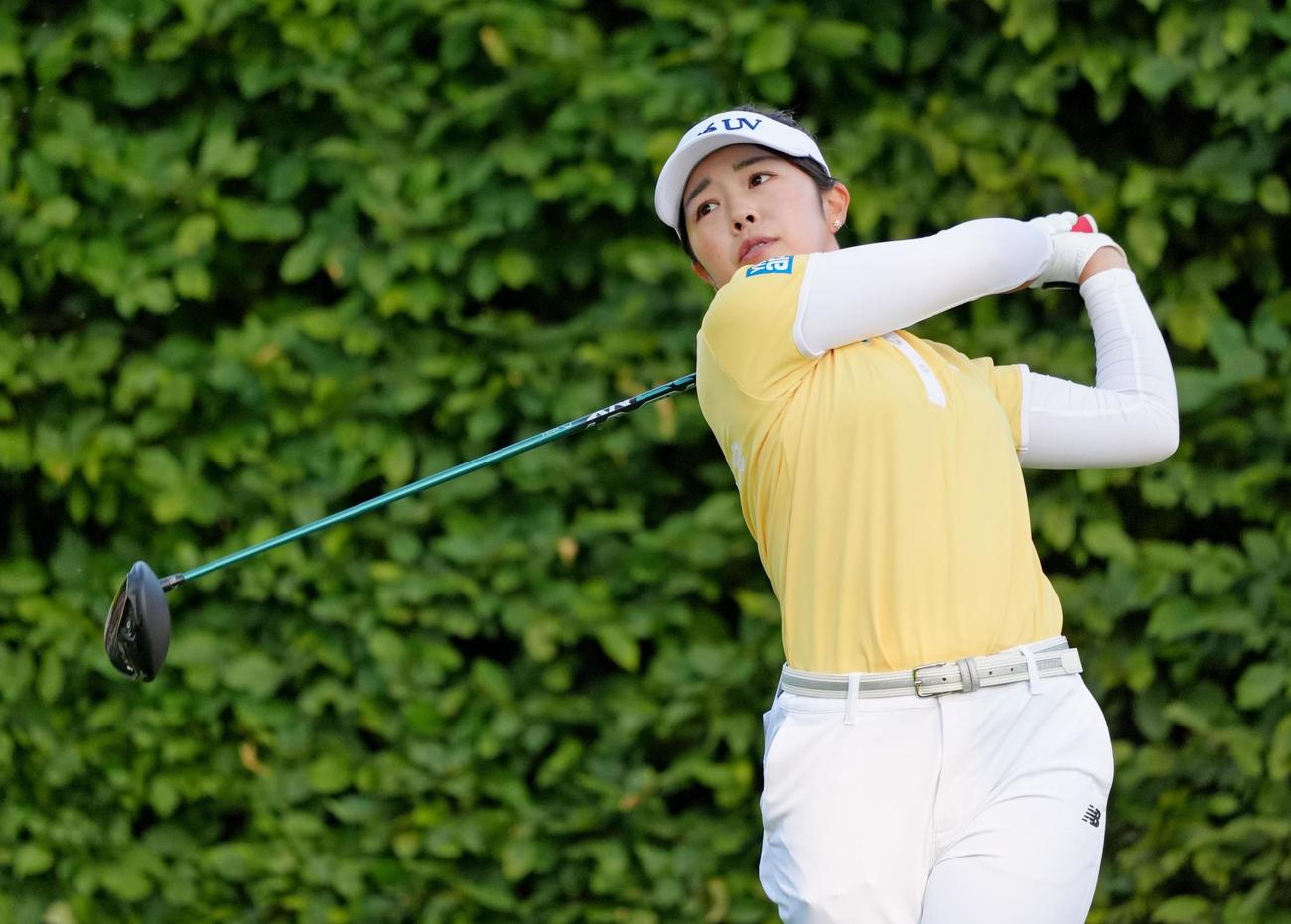 第2ラウンド、通算2アンダーで34位の山下美夢有（共同）