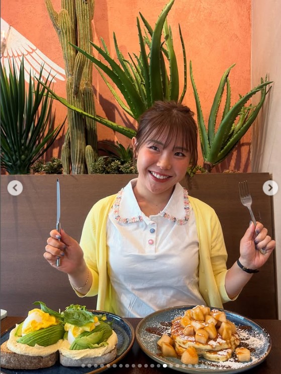 吉田優利のインスタグラムから