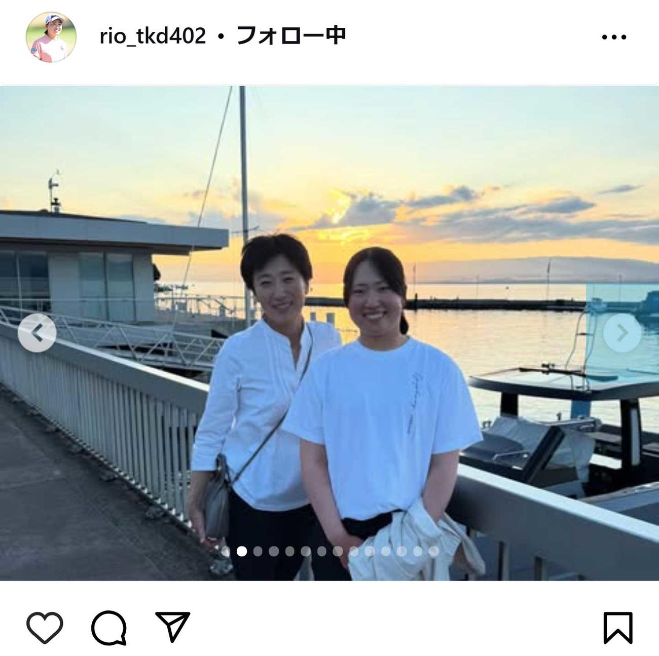 竹田麗央のインスタグラムから