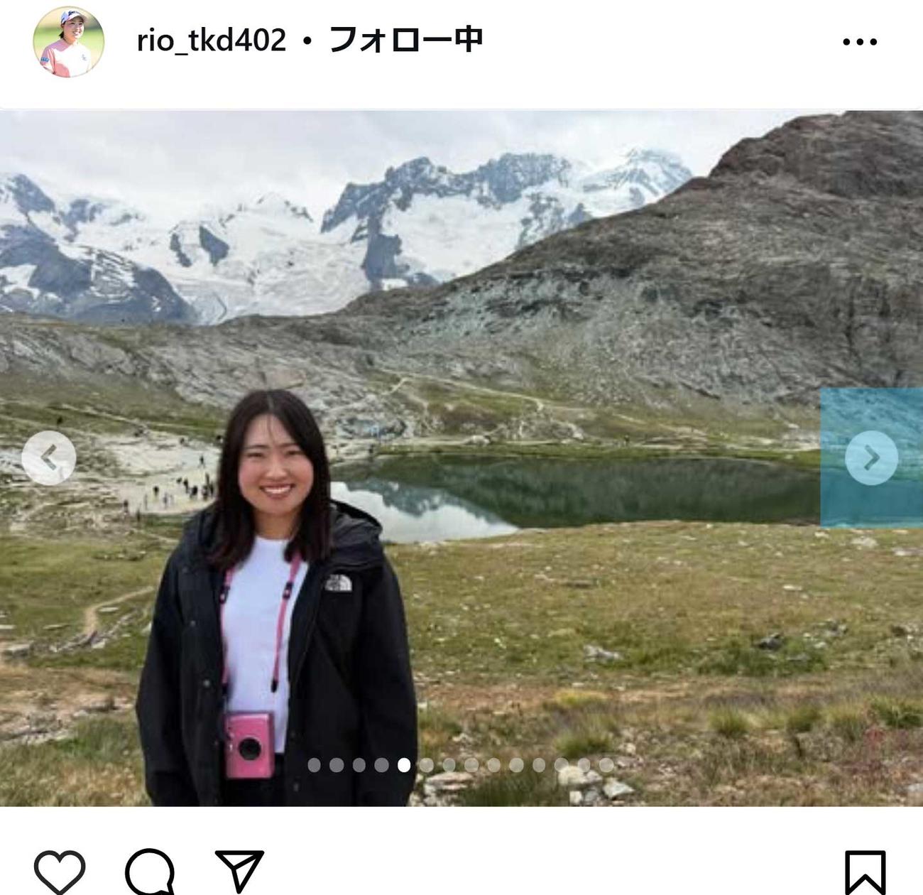 竹田麗央のインスタグラムから