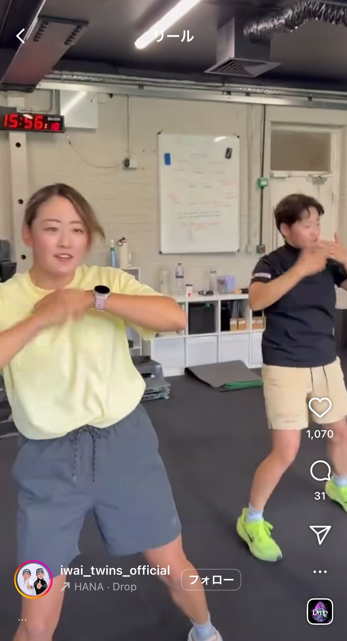 岩井明愛＆千怜姉妹のインスタグラムから