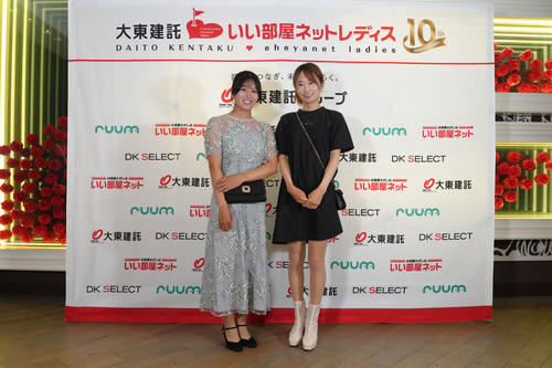 中村心（左）、安田祐香（大会提供）