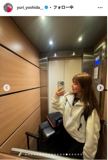 吉田優利のインスタグラムから