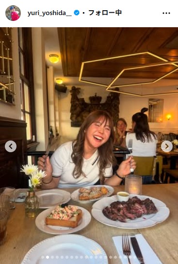 吉田優利のインスタグラムから