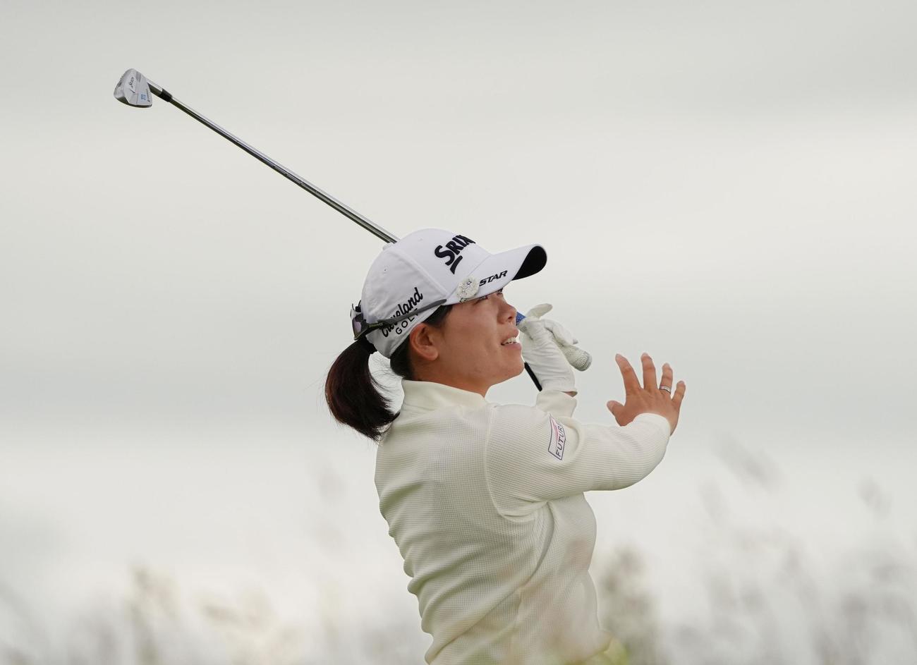 第3ラウンド、通算5アンダーで18位に後退した勝みなみ（共同）