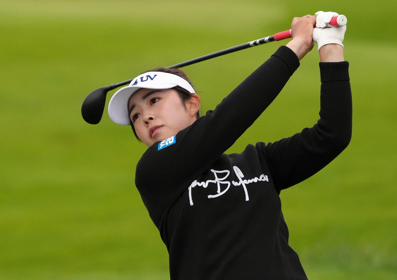 最終ラウンド、通算8アンダーで10位の山下美夢有（共同）