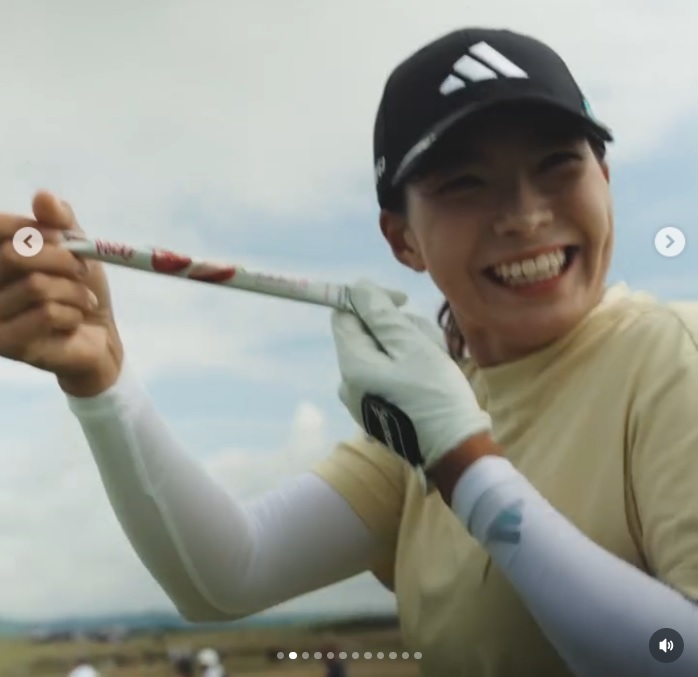 AIG全英女子オープンのインスタグラムから