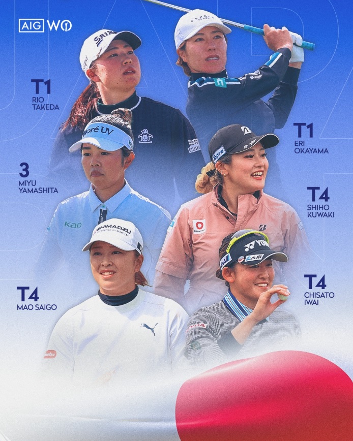 AIG全英女子オープンのインスタグラムから
