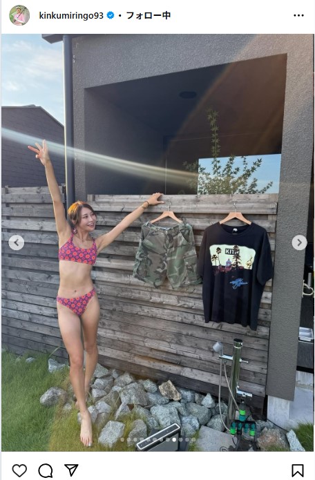 金田久美子のインスタグラムから